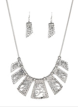 Load image into Gallery viewer, Vintage Vineyard Silver Necklace and Earrings