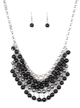 Load image into Gallery viewer, Jubilant Jingle Black Necklace and Earrings