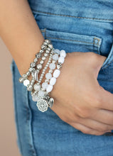 Load image into Gallery viewer, "Winter Canyon" White Jewelry Set