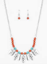 Load image into Gallery viewer, Neutral TERRA-tory Brown and Turquoise Necklace and Earrings