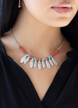 Load image into Gallery viewer, Neutral TERRA-tory Brown and Turquoise Necklace and Earrings