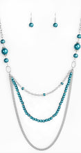 Load image into Gallery viewer, Very Vintage Blue Necklace and Earrings
