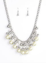 Load image into Gallery viewer, Pearl Appraisal Yellow Pearl and Silver Necklace and Earrings