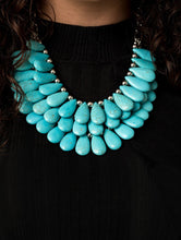 Load image into Gallery viewer, "Trail of Tiers" Necklace and Earrings