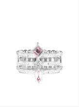 Load image into Gallery viewer, Triple Throne Twinkle Pink Bling Ring