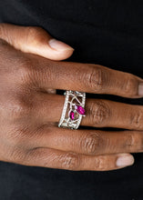 Load image into Gallery viewer, Tilted Twinkle Pink Bling Ring