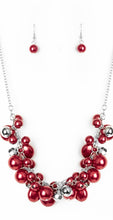 Load image into Gallery viewer, Battle of the Bombshells Red Necklace and Earrings (2020 Convention Exclusive)