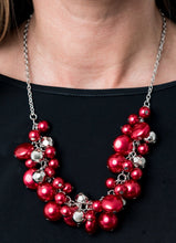 Load image into Gallery viewer, Battle of the Bombshells Red Necklace and Earrings (2020 Convention Exclusive)