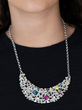 Load image into Gallery viewer, Fabulously Fragmented Multicolor Necklace and Earrings