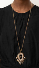 Load image into Gallery viewer, Teasable Teardrops Gold Necklace and Earrings