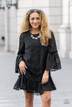 Load image into Gallery viewer, HEIRESS of Them All Pearl and Bling Necklace and Earrings