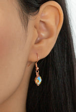 Load image into Gallery viewer, "Lavishly Loaded" Copper Iridescent Necklace and Earrings.