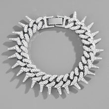 Load image into Gallery viewer, Spiked Up Bling Unisex Stainless Steel Jewelry set