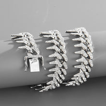Load image into Gallery viewer, Spiked Up Bling Unisex Stainless Steel Jewelry set