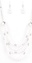 Load image into Gallery viewer, "Best POSH-ible Taste" White Necklace and Earrings