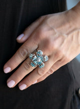 Load image into Gallery viewer, Botanical Ballroom Blue Ring
