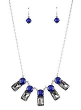 Load image into Gallery viewer, "Celestial Royal" Blue and Gray Jewelry Set