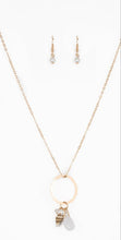 Load image into Gallery viewer, Coastal Couture Gold Necklace and Earrings