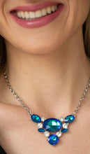 Load image into Gallery viewer, "Blue Wonders" Blue Necklace and Earrings