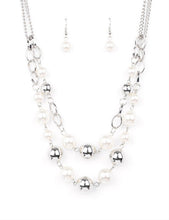 Load image into Gallery viewer, COUNTESS Your Blessings Pearl and Silver Necklace and Earrings