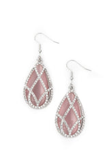 Load image into Gallery viewer, "Crawling With Couture" Pink Cat's Eye Earrings
