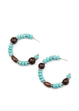 Load image into Gallery viewer, Definitely Down-To-Earth Blue Earrings