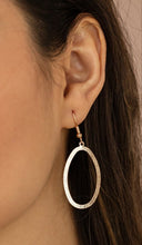 Load image into Gallery viewer, Double OVAL-time Gold Necklace and Earrings