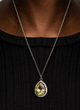 Load image into Gallery viewer, Duchess Decorum Yellow Necklace and Earrings