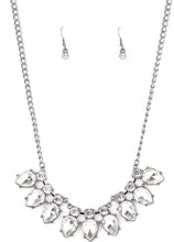 Load image into Gallery viewer, Extra Enticing Black and Bling Necklace and Earrings