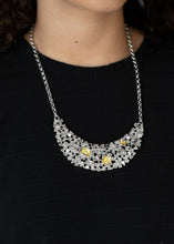 Load image into Gallery viewer, Fabulously Fragmented Yellow Necklace and Earrings