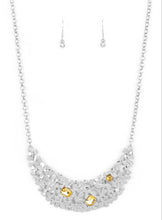 Load image into Gallery viewer, Fabulously Fragmented Yellow Necklace and Earrings