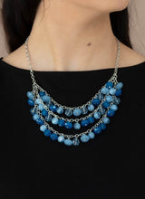 Load image into Gallery viewer, Fairytale Timelessness Blue Necklace and Earrings