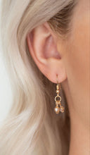 Load image into Gallery viewer, First Class Fringe Gold Necklace and Earrings