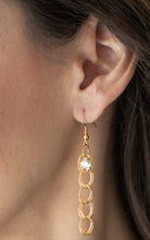 Load image into Gallery viewer, Fishing for Compliments Gold and Bling Necklace and Earrings