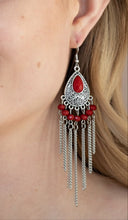 Load image into Gallery viewer, Floating on HEIR Red Earrings