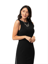Load image into Gallery viewer, Global Glamour Silver and Bling Necklace and Earrings