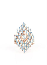 Load image into Gallery viewer, Incandescently Irresistible and Cat's Eye Rose Gold Ring