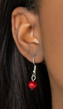 Load image into Gallery viewer, Look Into My Aura Red Necklace and Earrings