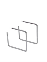 Load image into Gallery viewer, Material Girl Magic Black Hoop Earrings