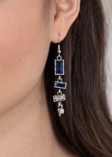 Load image into Gallery viewer, Modern Day Artifact Blue Earrings