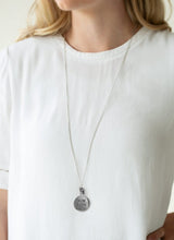 Load image into Gallery viewer, Mom Boss Silver Necklace and Earrings