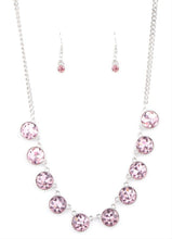 Load image into Gallery viewer, Mystical Majesty Pink Bling Necklace and Earrings