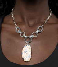 Load image into Gallery viewer, "Mystical Mineral" Necklace and Earrings (Multiple Colors to choose from)