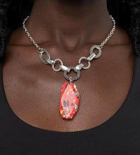 Load image into Gallery viewer, "Mystical Mineral" Necklace and Earrings (Multiple Colors to choose from)