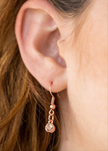 Load image into Gallery viewer, Net Worth Shiny Copper Necklace and Earrings