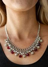 Load image into Gallery viewer, Party Spree Red Necklace and Earrings