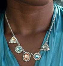 Load image into Gallery viewer, Posh Party Avenue Multicolor Necklace and Earrings