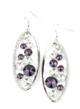 Load image into Gallery viewer, Rock Candy Bubbly Purple Earrings