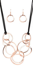 Load image into Gallery viewer, Spiraling Out of COUTURE Copper Necklace and Earrings
