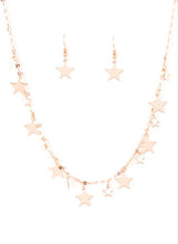 Load image into Gallery viewer, Starry Shindig Copper Stars Necklace and Earrings